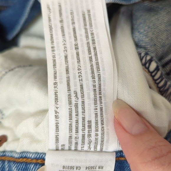 Abercrombie & Fitch Blue Jean Shorts - Picture 13 of 13